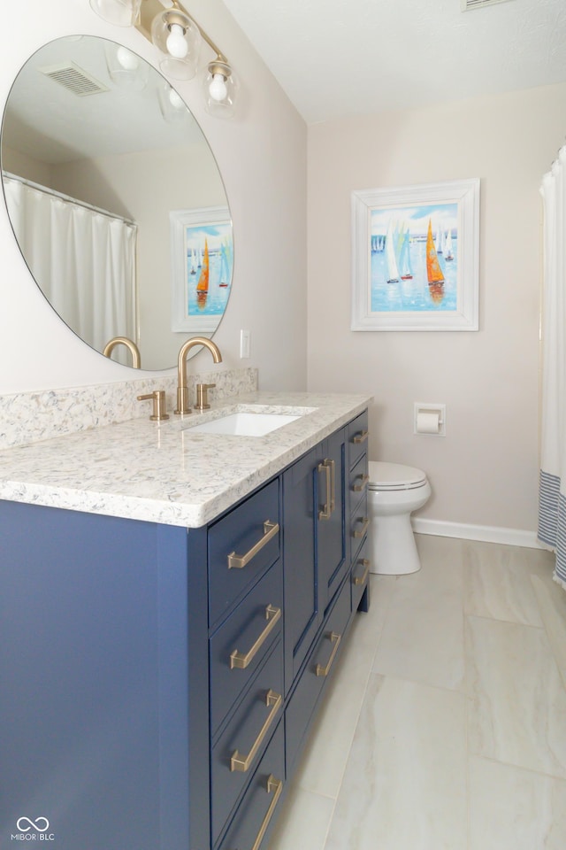 8429 Catamaran Dr, Indianapolis, IN 46236 - bathroom with vanity and toilet