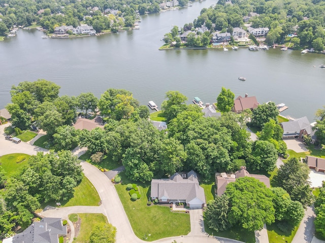 8429 Catamaran Dr, Indianapolis, IN 46236 - aerial view of residential area with a large body of water