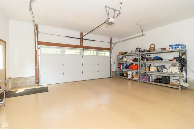 8429 Catamaran Dr, Indianapolis, IN 46236 - garage featuring a garage door opener