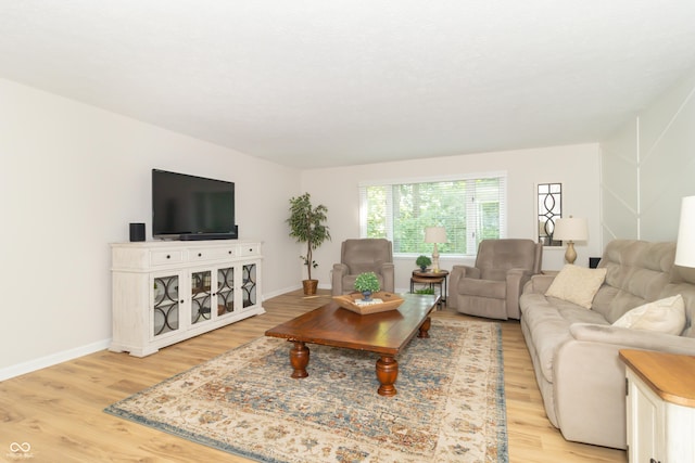 8429 Catamaran Dr, Indianapolis, IN 46236 - living room with light wood-style flooring and baseboards
