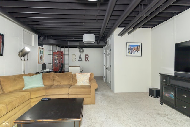 8429 Catamaran Dr, Indianapolis, IN 46236 - living area with carpet floors