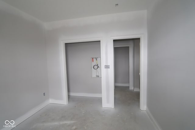 12524 Morning Ridge Way, Noblesville, IN 46060 - unfurnished bedroom with concrete flooring and baseboards