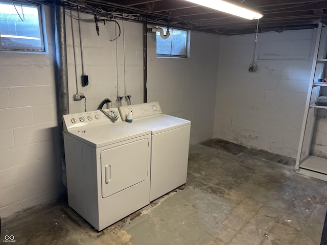 737 Howard St, Shelbyville, IN 46176 - laundry room with independent washer and dryer and healthy amount of natural light