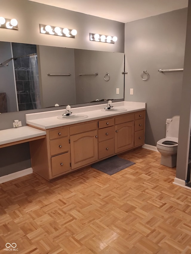 721 Maplewood Ave, Anderson, IN 46012 - bathroom with double vanity and a shower