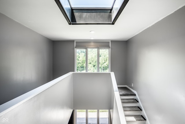 6164 Afton Crst, Indianapolis, IN 46220 - staircase with plenty of natural light