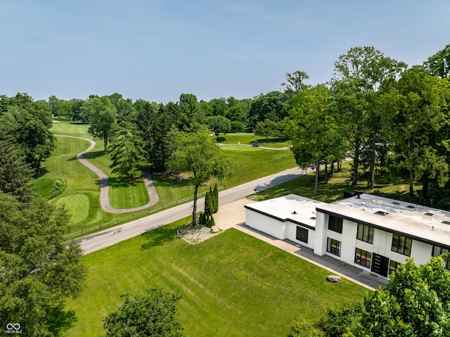 6164 Afton Crst, Indianapolis, IN 46220 - aerial view of a tree filled landscape