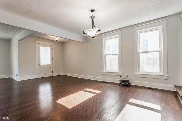 525 Orange St, Indianapolis, IN 46203 - unfurnished dining area with dark wood-style floors