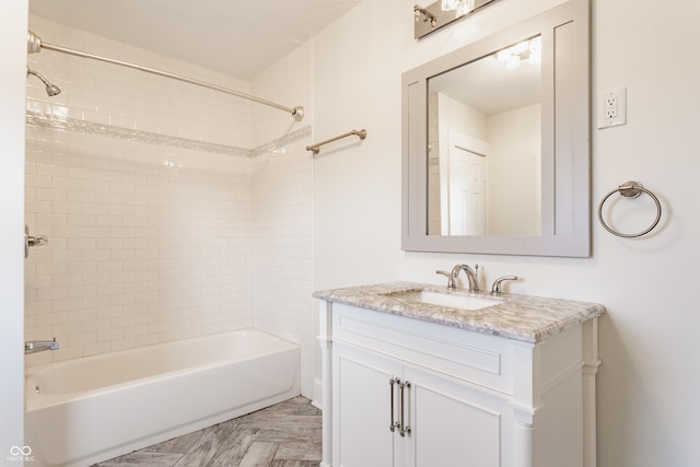 525 Orange St, Indianapolis, IN 46203 - full bathroom with vanity and washtub / shower combination