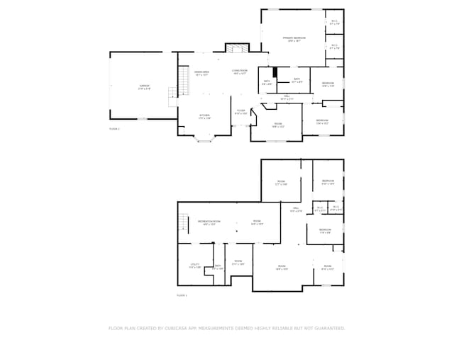 12196 N Beth Ann Dr, Camby, IN 46113 - view of floor plan / room layout