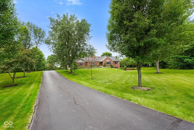 12196 N Beth Ann Dr, Camby, IN 46113 - view of front of property with a front lawn
