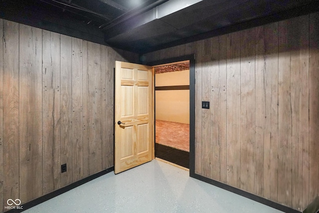 12196 N Beth Ann Dr, Camby, IN 46113 - unfurnished room featuring wood walls
