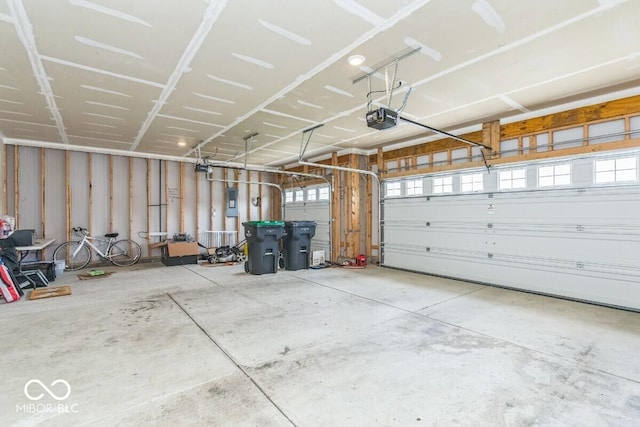 1758 Pelham Dr, Greenwood, IN 46143 - garage with a garage door opener