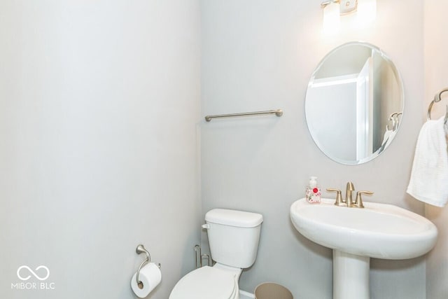 1758 Pelham Dr, Greenwood, IN 46143 - half bathroom featuring toilet