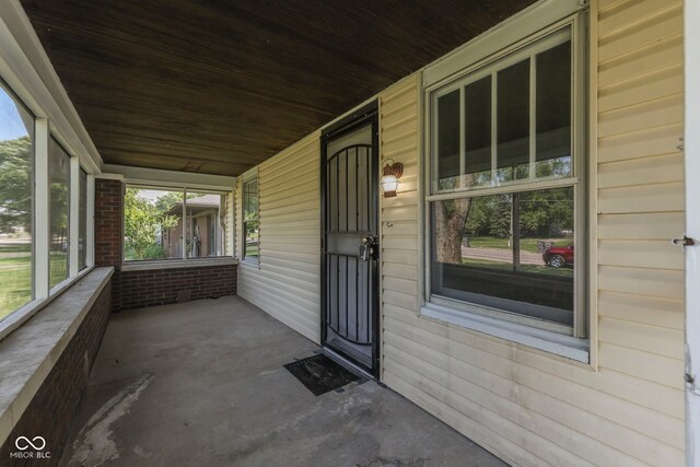 2245 N Ritter Ave, Indianapolis, IN 46218 - entrance to property featuring a porch