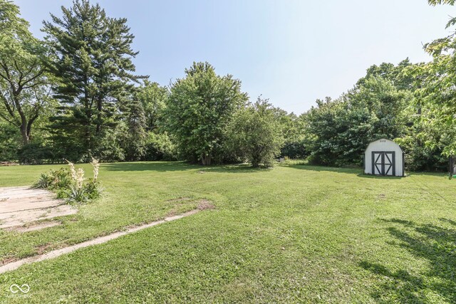 2245 N Ritter Ave, Indianapolis, IN 46218 - view of green lawn with a storage shed