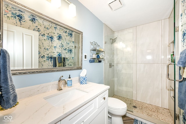 9825 Covington Blvd, Fishers, IN 46037 - full bathroom featuring a shower stall and vanity