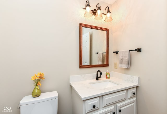 9825 Covington Blvd, Fishers, IN 46037 - bathroom featuring vanity and toilet