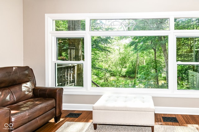 9825 Covington Blvd, Fishers, IN 46037 - sitting room featuring dark wood-style floors