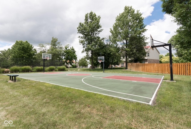 9825 Covington Blvd, Fishers, IN 46037 - view of basketball court with community basketball court