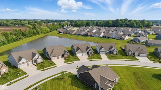 3839 Albert Ln, Bargersville, IN 46106 - aerial perspective of suburban area with a nearby body of water