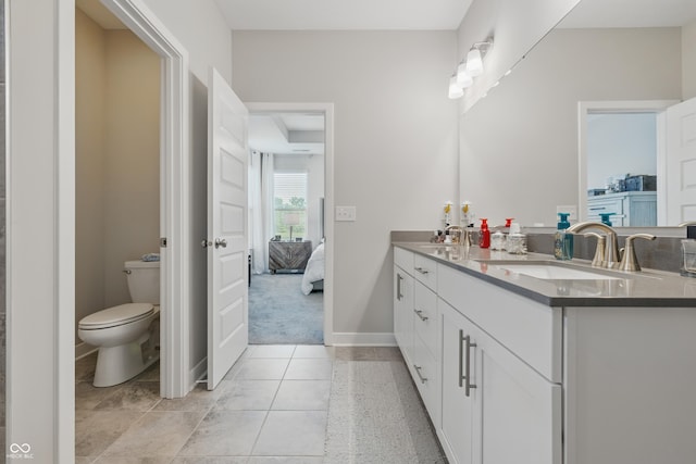 3839 Albert Ln, Bargersville, IN 46106 - ensuite bathroom with double vanity and toilet
