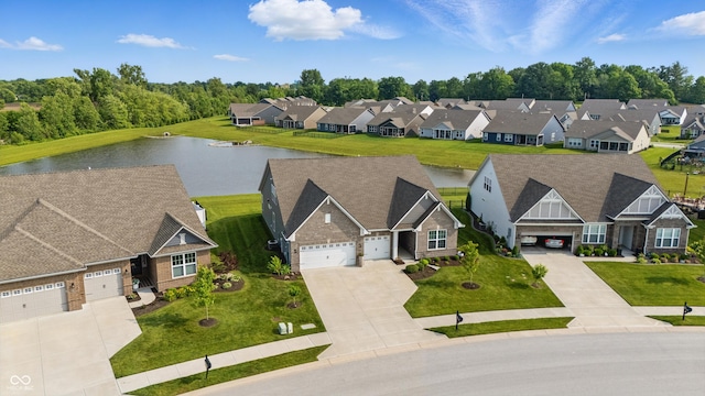 3839 Albert Ln, Bargersville, IN 46106 - aerial view of residential area with a nearby body of water