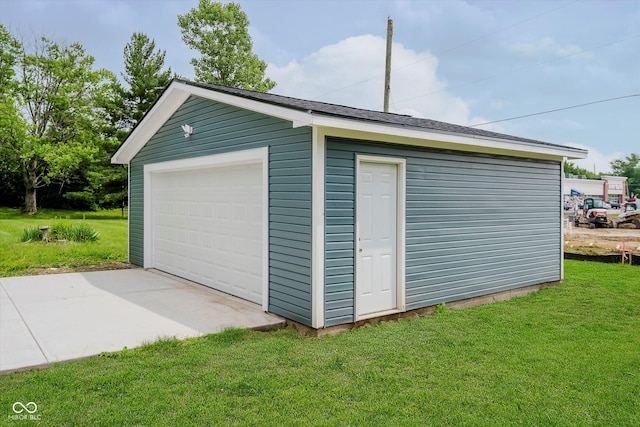 91 N Raceway Rd, Indianapolis, IN 46234 - view of detached garage