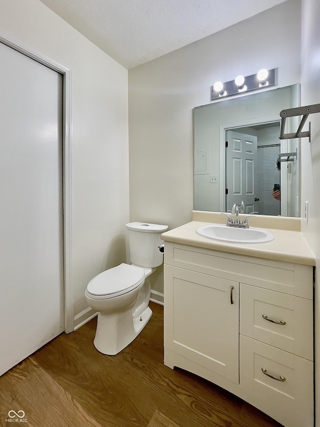7392 S Meridian St, Indianapolis, IN 46217 - bathroom featuring vanity and wood finished floors