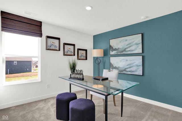 703 Penrose Pl, Danville, IN 46122 - carpeted home office with baseboards