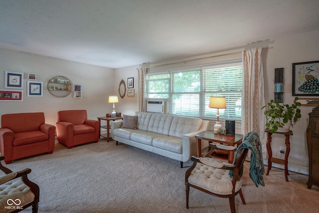 1524 Northcrest Dr, Anderson, IN 46012 - living area featuring carpet and cooling unit