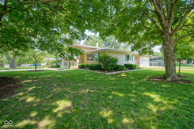 1524 Northcrest Dr, Anderson, IN 46012 - view of front of home featuring a chimney