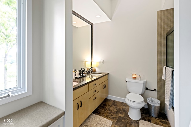 17320 Joliet Rd, Westfield, IN 46074 - full bath featuring double vanity and a shower with door