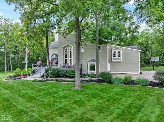 17320 Joliet Rd, Westfield, IN 46074 - view of front of house with a front yard