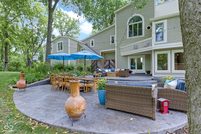 17320 Joliet Rd, Westfield, IN 46074 - view of patio / terrace featuring outdoor lounge area