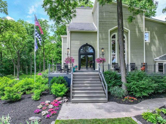 17320 Joliet Rd, Westfield, IN 46074 - property entrance featuring french doors