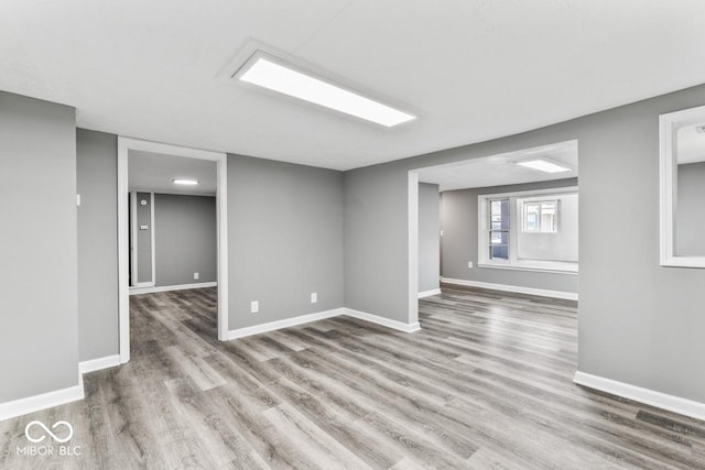 3529 Hunt St, Plainfield, IN 46168 - basement featuring wood finished floors and baseboards