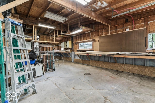 3529 Hunt St, Plainfield, IN 46168 - below grade area featuring a workshop area