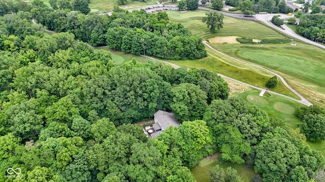 10808 Greenbriar Dr, Fishers, IN 46037 - aerial view of property and surrounding area with a golf course