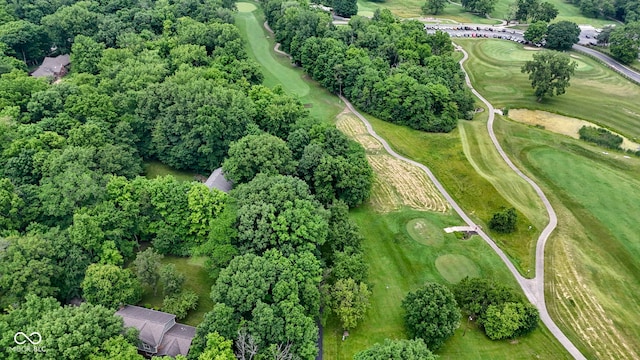 10808 Greenbriar Dr, Fishers, IN 46037 - aerial view of property and surrounding area featuring a golf club