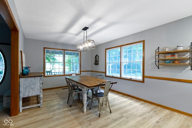 10808 Greenbriar Dr, Fishers, IN 46037 - dining space with light wood-style floors and a chandelier