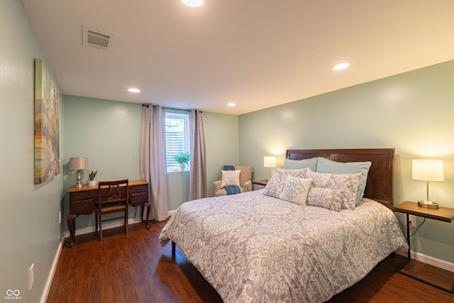 5609 Meadowood Dr, Indianapolis, IN 46224 - bedroom featuring wood finished floors and recessed lighting