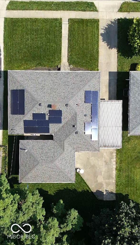5609 Meadowood Dr, Indianapolis, IN 46224 - bird's eye view