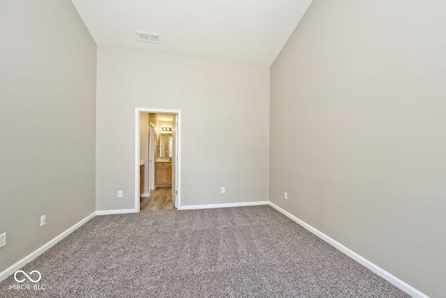 10668 Whippoorwill Ln, Indianapolis, IN 46231 - unfurnished bedroom with carpet floors and ensuite bath