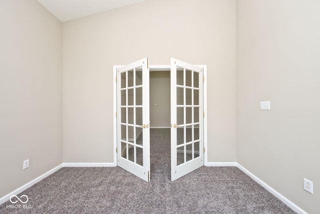 10668 Whippoorwill Ln, Indianapolis, IN 46231 - detailed view of carpet and french doors
