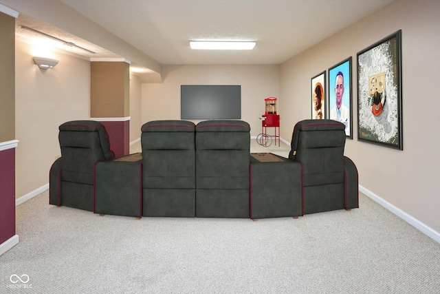14492 Cotswold Ln, Carmel, IN 46033 - carpeted cinema room featuring baseboards
