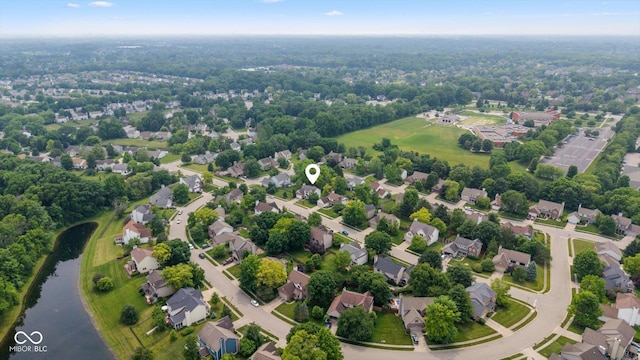 14492 Cotswold Ln, Carmel, IN 46033 - aerial view of a nearby body of water