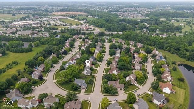 14492 Cotswold Ln, Carmel, IN 46033 - aerial view of property and surrounding area featuring nearby suburban area