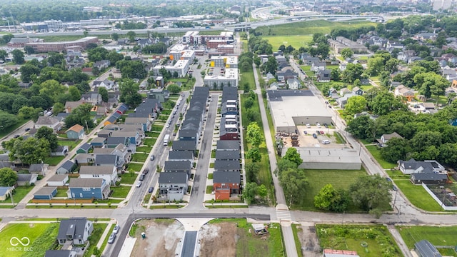 1834 Rosette Way, Indianapolis, IN 46202 - aerial view of property and surrounding area