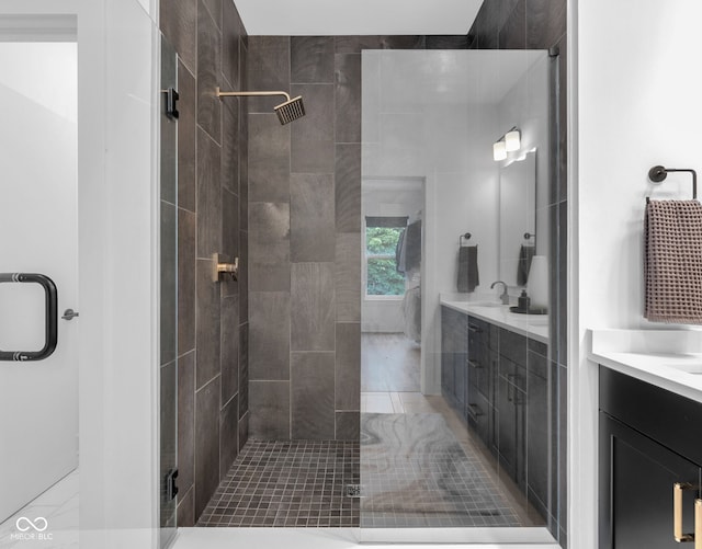 1834 Rosette Way, Indianapolis, IN 46202 - full bathroom featuring a stall shower and vanity