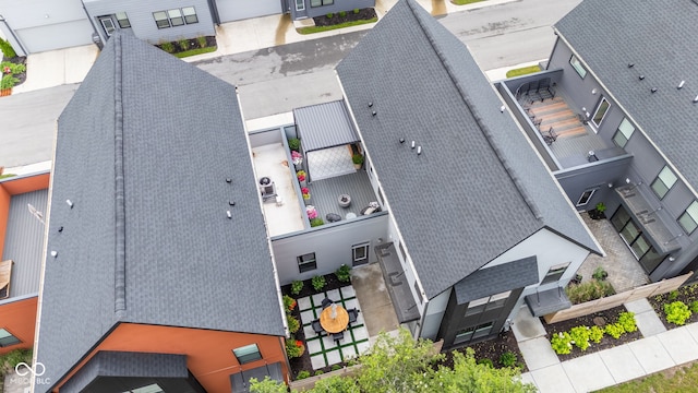 1834 Rosette Way, Indianapolis, IN 46202 - bird's eye view